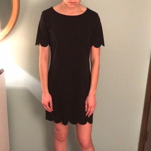 Casual black dress.